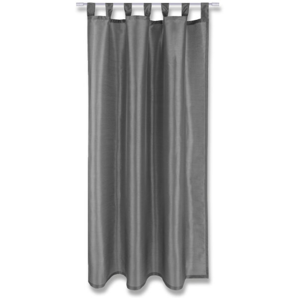 Dekoschal Alessia Schlaufenschal dunkelgrau - anthrazit 140x245cm