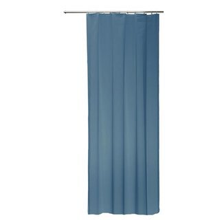 Dekoschal Noella mit Universalband Transparent 140x245cm, Farbe: blau - mittelblau