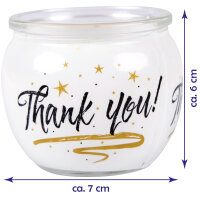 Duftkerze Danke ( Thank You ) Wilde Rosen