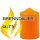 Stumpenkerzen Ø4cm x 6cm - 6er Pack Orange