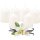 Stumpenkerzen Ø4cm x 6cm - 6er Pack Creme