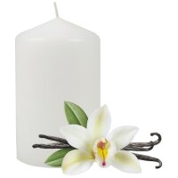 Stumpenkerzen Ø6cm x 10cm Weiß 1er-Pack