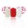 Stumpenkerzen Ø6cm x 10cm Rot 1er-Pack