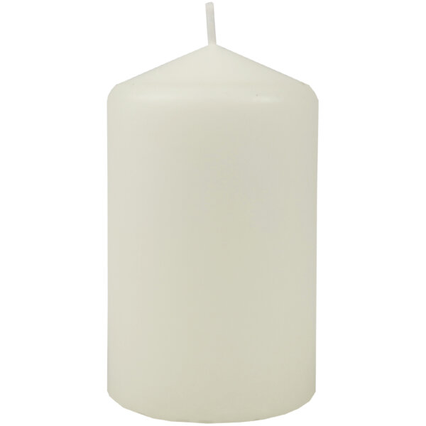 Stumpenkerzen Ø6cm x 10cm Elfenbein 1er-Pack