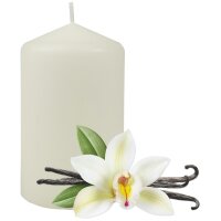 Stumpenkerzen Ø6cm x 10cm Elfenbein 1er-Pack