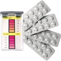 Pooltester zur Ermittlung des Chlorgehaltes und pH Wertes...