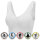 Seamless Komfort BH "mit Polster" - L/XL - Weiß (R)
