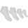 Damen Sneaker Socken, Größe: 39-42, 4 Paar - Weiß (R)