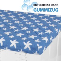 Trockner-/Waschmaschinenbezug 60 x 60 cm Seestern Dunkelblau