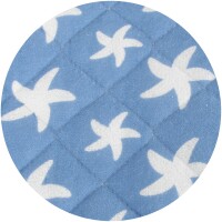 Trockner-/Waschmaschinenbezug 60 x 60 cm Seestern Dunkelblau