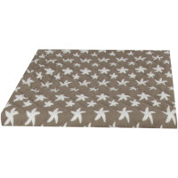 Trockner-/Waschmaschinenbezug 60 x 60 cm Seestern Taupe