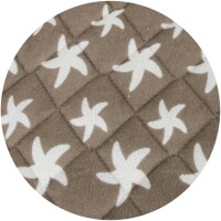 Trockner-/Waschmaschinenbezug 60 x 60 cm Seestern Taupe