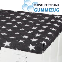 Trockner-/Waschmaschinenbezug 60 x 60 cm Sterne Anthrazit