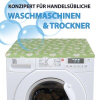 Trockner-/Waschmaschinenbezug 60 x 60 cm Daisy Grün