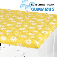 Trockner-/Waschmaschinenbezug 60 x 60 cm Daisy Gelb