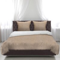 Bettwäsche Cashmere Touch - 80x80+135x200 cm - Beige...