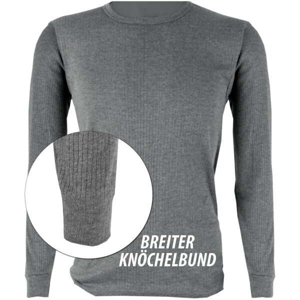 Herren Thermounterhemd Anthrazit - M ( 5 ) (R)