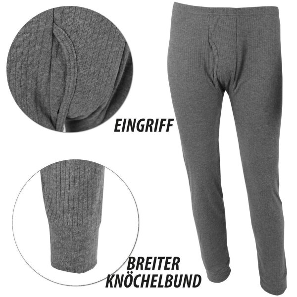 Herren Thermounterhosen Anthrazit - XXL ( 8 ) (R)