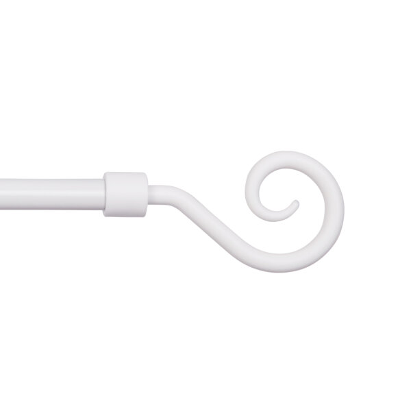 Endstücke für Stilgarnitur 2er Weiß Roma