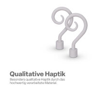 Endstücke für Stilgarnitur 2er Weiß Roma