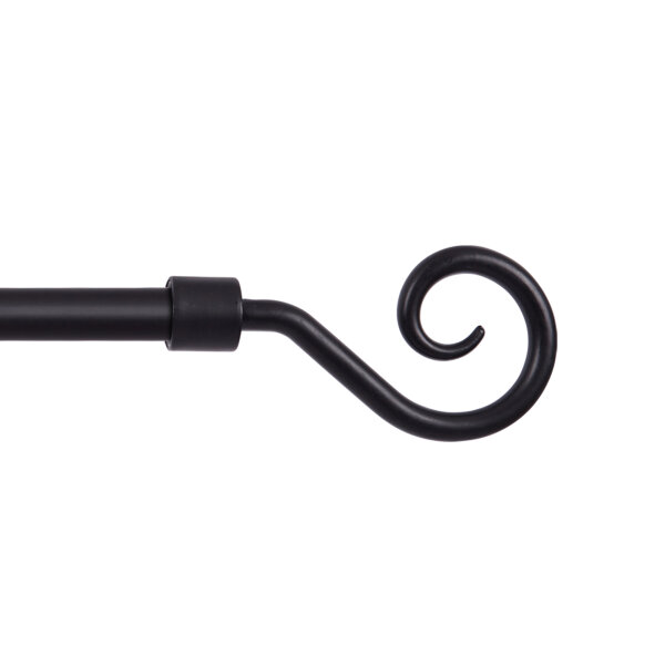 Endstücke für Stilgarnitur 2er Schwarz Roma