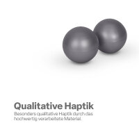 Endstücke für Stilgarnitur 2er Silber Kugel