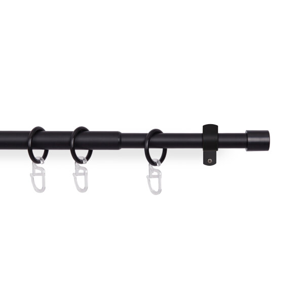 Stilgarnitur ausziehbar - 120-220cm Schwarz