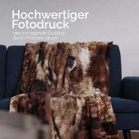Kuscheldecke 150x200cm mit brillantem Fotodruck - L&ouml;wenbaby