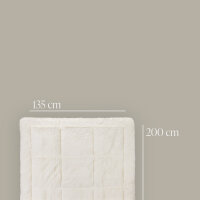 Lammflor Kassettendecke 135x200 cm 135x200cm