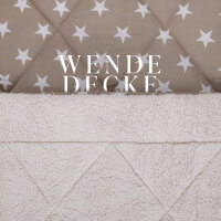 Winter Wende Steppbett Taupe 135x200cm