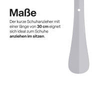 Schuhlöffel, Schuhanzieher im 2er Set ( 58cm &...