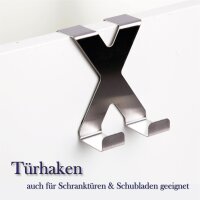 Fenster- und Türhaken Edelstahl "X" - 2er...