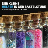 Fläschchen Glas mit Korken Set, ( 10ml ) 5cm - 4er Pack