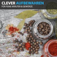 Fläschchen Glas mit Korken Set, ( 10ml ) 5cm - 4er Pack