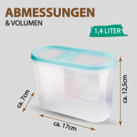 Frischhaltebox Schüttdose 1,4 Liter - 1er Pack ( 1...