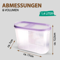 Frischhaltebox Schüttdose 1,4 Liter - 1er Pack ( 1...