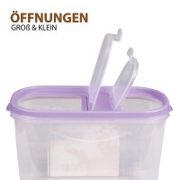 Frischhaltebox Schüttdose 1,4 Liter - 1er Pack ( 1 Stück ) Lila