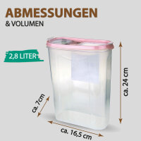 Frischhaltebox Schüttdose 2,8 Liter - 1er Pack ( 1...