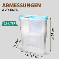 Frischhaltebox Schüttdose 2,8 Liter - 1er Pack ( 1...