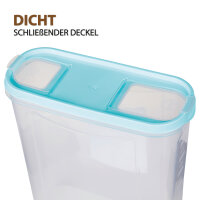 Frischhaltebox Schüttdose 4,5 Liter - 1er Pack ( 1 Stück ) Türkis