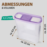 Frischhaltebox Schüttdose 4,5 Liter - 1er Pack ( 1...