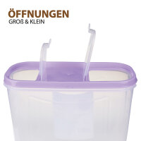 Frischhaltebox Schüttdose 4,5 Liter - 1er Pack ( 1 Stück ) Lila