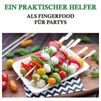 Holzspieß BBQ / Schaschlickspieß, 20cm 50er Pack ( 50 Stück ) (R)