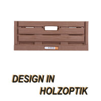 Faltbare Klappbox in Holzoptik - 60cm x 40cm ( 6422 )