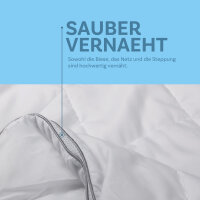 Sommer Steppdecke - mit Klimanetz und edler Biese (R)