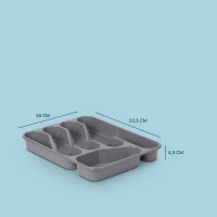 Besteckkasten Anthrazit