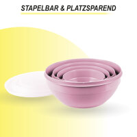 Vorratsdosen 4er Set "rund" - Rosa