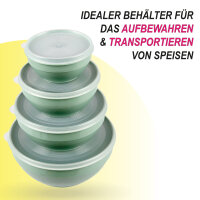 Vorratsdosen 4er Set "rund" - Grün