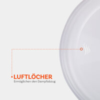 Mikrowellenabdeckhaube, transparent - Ø26cm x 7cm ( 1er )