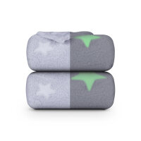Kuscheldecke "Cashmere Touch" Glow in the Dark 150x200cm - Sterne (R)
